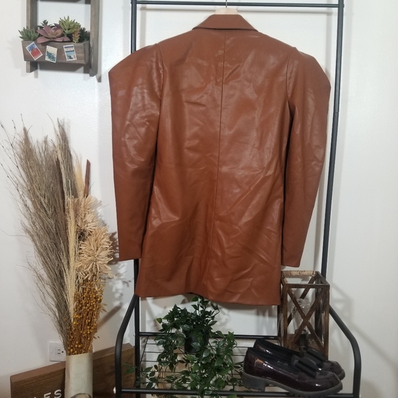 Culpos INC Oversized Leather Jacket - Picture 7 of 11